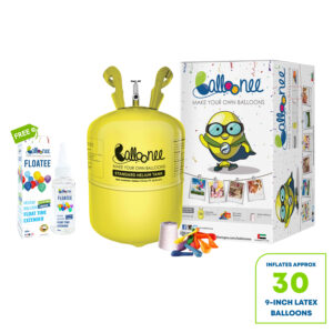 Balloonee Standard Disposable Helium Party Kit with Floatee