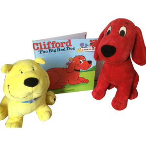 Clifford the Big Red Dog and his friend T-Bone