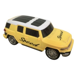 Battery Operated Yellow Toy Car with Light and Music