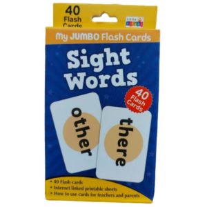 40-Piece Sight Words Learning Flash Cards Set