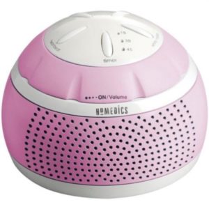 Homedics Mini Portable Sound Machine - Pink