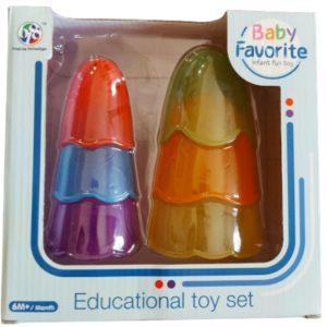 Baby Favourite Educational Toy Stacking Cups - 6 Pieces