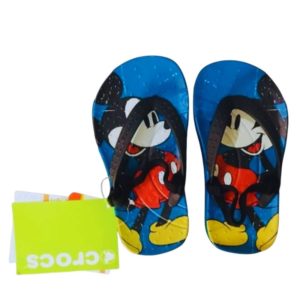 Crocs Mickey Mouse Slipper with Elastic Ankle Band