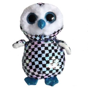 TY Beanie Flippable Sequined Stuffed Owl