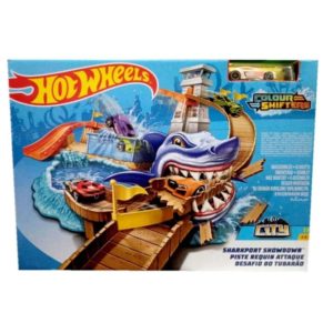 Hot Wheels Color Shifters Sharkport Showdown Playset