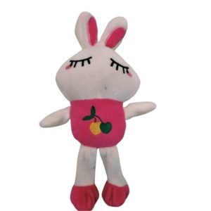Nickelodeon White & Pink Bunny Plush Toy