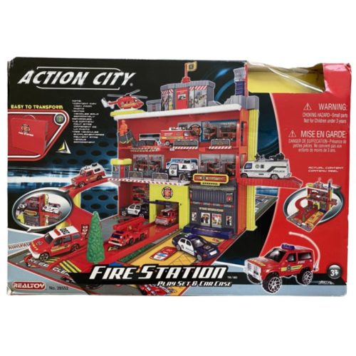 Action City Firestation Vehicle