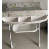 Bath and diaper changing foldable table