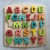Wood alphabet and numbers