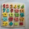 Wood alphabet and numbers